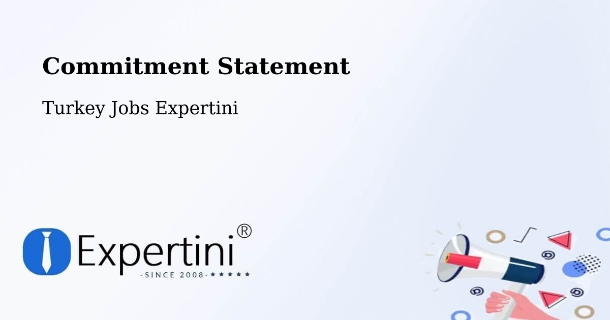 Corporate Commitment – Karahalli - Turkey Jobs Expertini